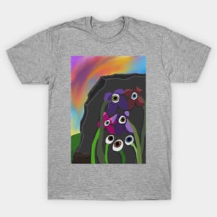 Eyeball flower creepy cute T-Shirt